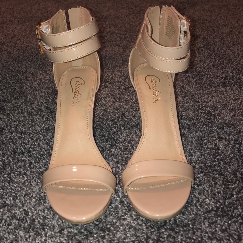 Candies Nude heels. Size 7.5